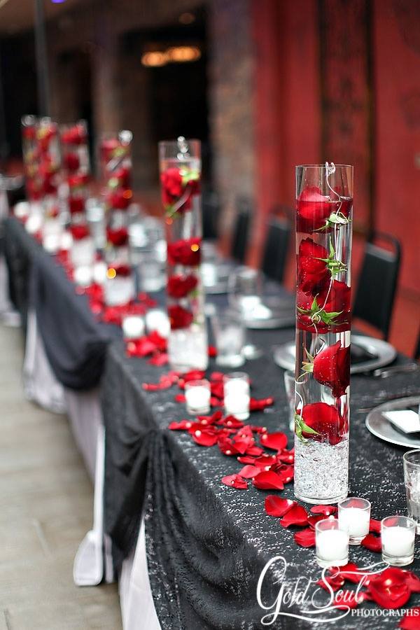 Décoration de mariage avec AU NOM DE LA ROSE